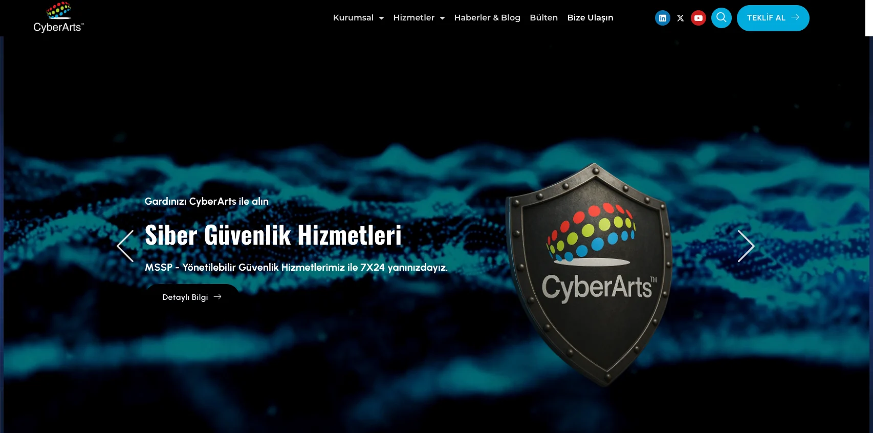 CyberArts — canlı web sitesi