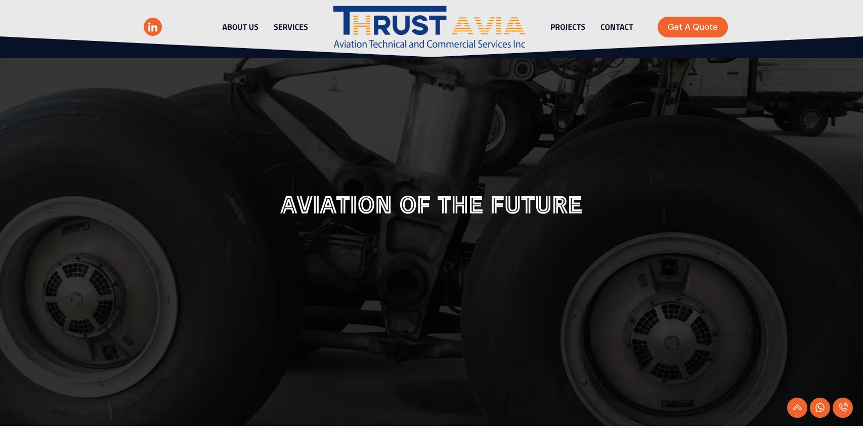 Thrust Avia Havacılık Teknik A.Ş. — canlı web sitesi